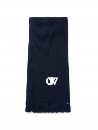 Off-White WO CUT OUT OW SCARF on Sale - Black White A
