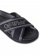 Off-White CLOUD CRISS CROSS SLIDER on Sale - Black