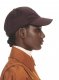 Off-White DRILL EMBR ARROW BASEBALL CAP BURGUNDY on Sale - Purple