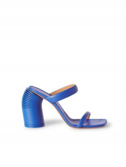 Off-White Tonal Spring Nappa Sandal on Sale - Blue