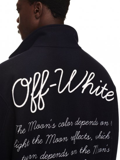 Off-White Moon Phase Vars Field Jacket - Black - Click Image to Close