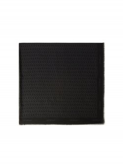 Off-White ALLOVER OFF STAMP SOFT SCARF - Black