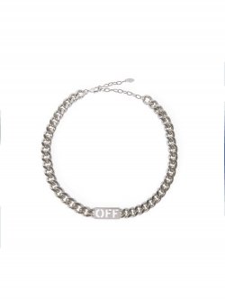 Off-White OFF CHAIN NECKLACE - Silver