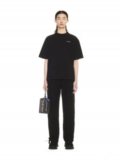 Off-White SCRATCH TAB SKATE S/S TEE on Sale - Black