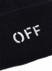 Off-White Off Stamp Loose Beanie - Black