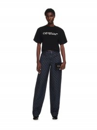 Off-White OFF JACQ EXTRA BAGGY on Sale - Blue