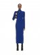 Off-White OFF STAMP RIB ROUND LONG DRES on Sale - Blue