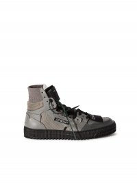 Off-White 3.0 OFF COURT CALF LEATHER MEDIUM GREY on Sale - Grey