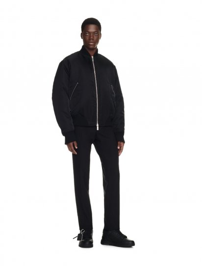 Off-White ARR EMB BOMBER - Black - Click Image to Close