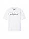 Off-White Big Logo Bookish Casual Tee - White