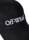 Off-White BOOKISH DRIL BASEBALL CAP - Black