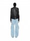 Off-White BLEACH CARGO PKT OVER PANT LIGHT BLUE N - Blue