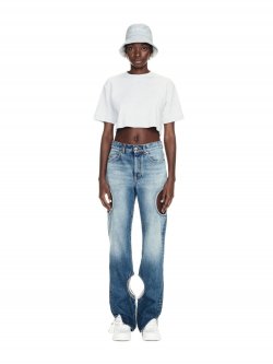 Off-White Off Stamp Cropped Tee - White