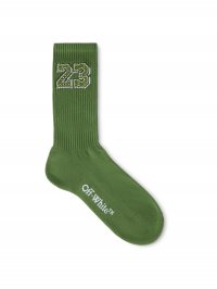 Off-White 23 Bandana Socks - Green