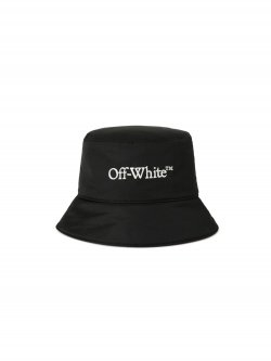Off-White BOOKISH NYL BUCKET HAT - Black