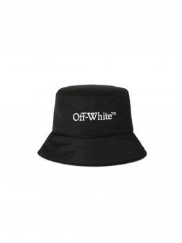 Off-White BOOKISH NYL BUCKET HAT - Black