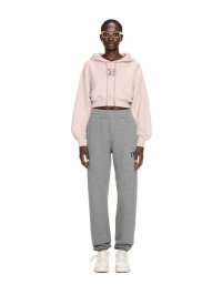 Off-White Bling Leaves S Arrow Crop Hoodie - Pink