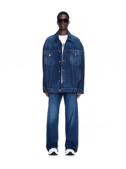 Off-White Arrow Tab Over Den Jacket - Blue - Click Image to Close