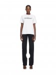 Off-White Big Logo Bookish Casual Tee - White