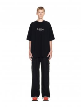 Off-White Ironic Quote Over S/S Tee - Black