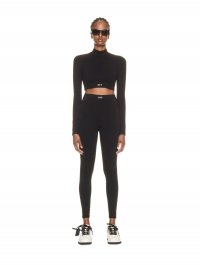 Off-White OFF STAMP SEAM L/S TOP - Black