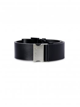 Off-White Off Tuc Leather Belt H40 - Black