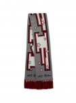 Off-White c/o AC Milan Logo Scarf - Grey