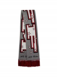 Off-White c/o AC Milan Logo Scarf - Grey