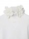 Off-White Flower Vortix Cor Embr Top on Sale - White