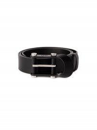 Off-White LEATHER BUCKLE BELT H35 - Black