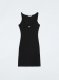 Off-White OFF STAMP BASIC RIB DRESS on Sale - Black