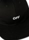 Off-White OFF STAMP DRILL BASEBALL CAP - Black