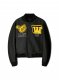 Off-White Vars Cat Leather Jackets - Black