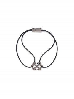 Off-White Arrow Cable Bracelet - Black