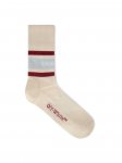 Off-White Stripes Logo Medium Socks - White