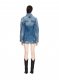 Off-White Round Zip Dress on Sale - Blue