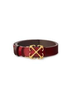 Off-White ARROW REVERSIBLE BELT 25 on Sale - Red