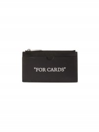 Off-White QUOTE BOOKISH ZIPPED CARD CAS BLACK WHIT - Black