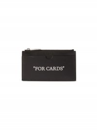 Off-White QUOTE BOOKISH ZIPPED CARD CAS BLACK WHIT - Black