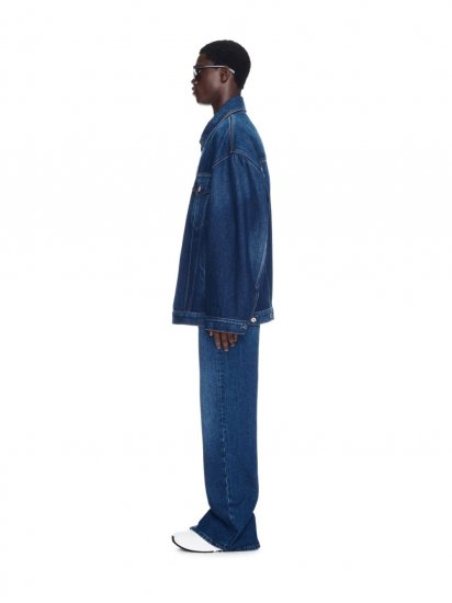 Off-White Arrow Tab Over Den Jacket - Blue - Click Image to Close