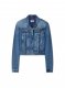 Off-White Cargo Crop Jacket - Blue