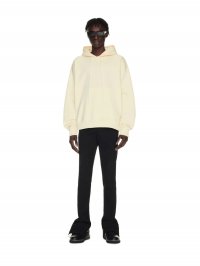 Off-White Glossy Logo Over Skate Hoodie on Sale - Neutrals