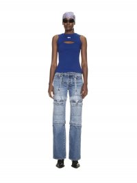 Off-White OFF STAMP RIB ROUND ROWIN TOP on Sale - Blue