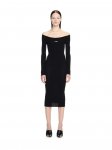 Off-White Off Stamp Slick Scoop Dress - Black