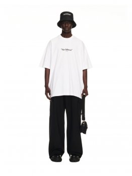 Off-White No Offence Over S/S Tee - White