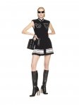 Off-White WO METEOR BLING VARSITY DRESS BLACK WHIT on Sale - Black