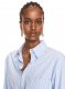 Off-White STRIPE POPLIN TWIST SHIRT DRE LIGHT BLUE on Sale - Blue