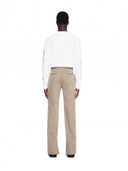 Off-White Ow Emb Wo Slim Zip Det Pant on Sale - Neutrals - Click Image to Close