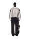 Off-White Tyre Quilt Hood Bomber - Silver