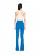 Off-White Sleek Split Leggings - Blue